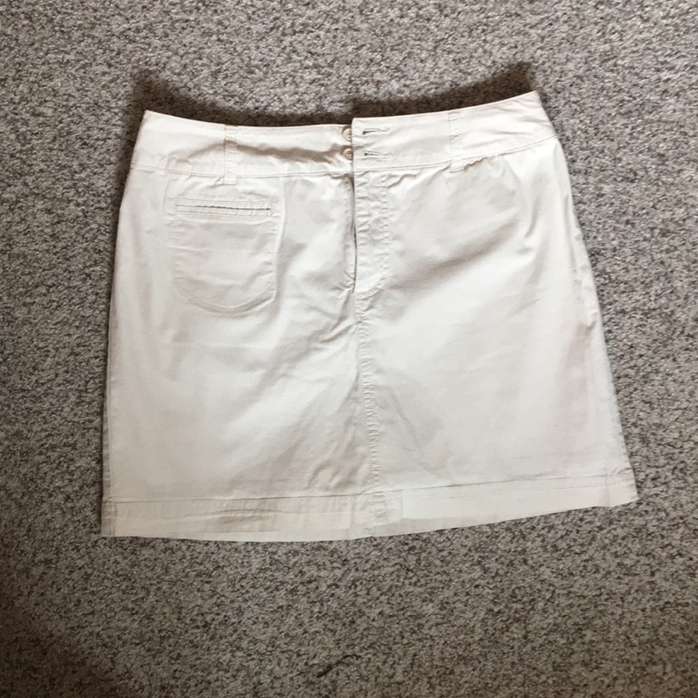 Light khaki skirt St. John’s bay.